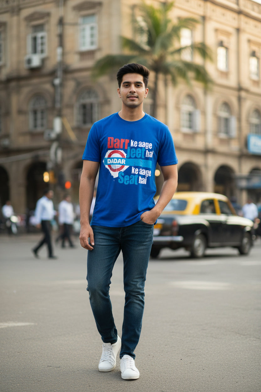 Darr Ke Aage Jeet Hai – Dadar Edition Graphic Unisex T-Shirt