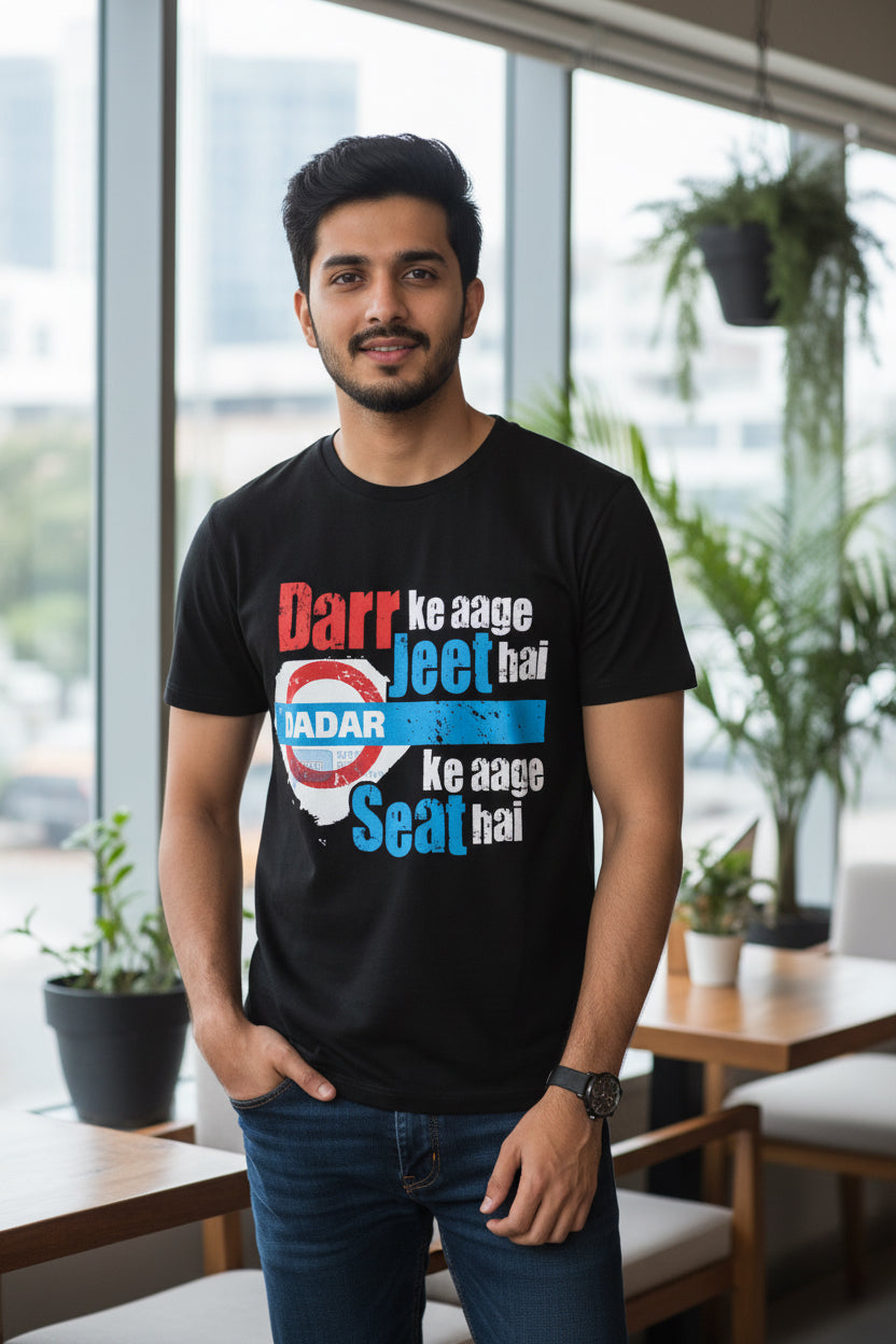 Darr Ke Aage Jeet Hai – Dadar Edition Graphic Unisex T-Shirt