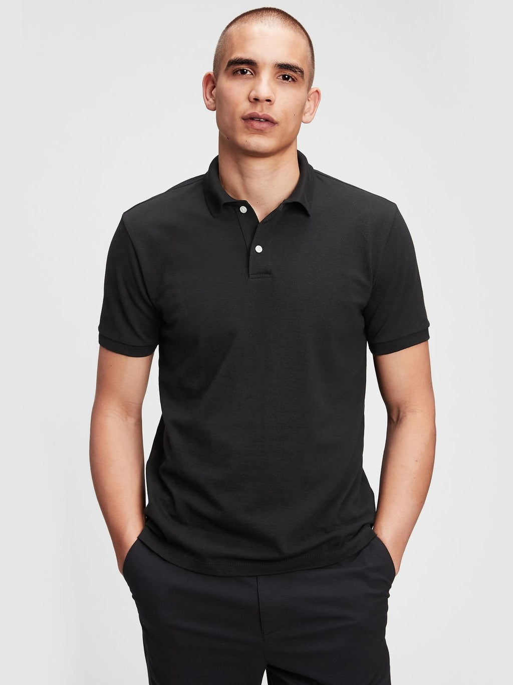 Solid Neck Pure Cotton UnisexT-shirt