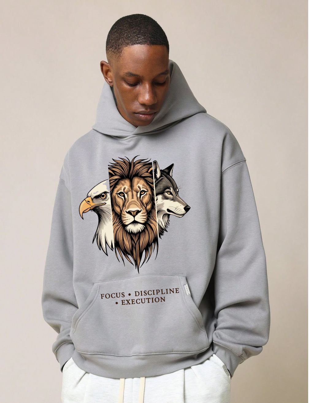 Focus. Discipline. Execution. – Stay Dedicated, Stay Unstoppable Unisex Hoodie