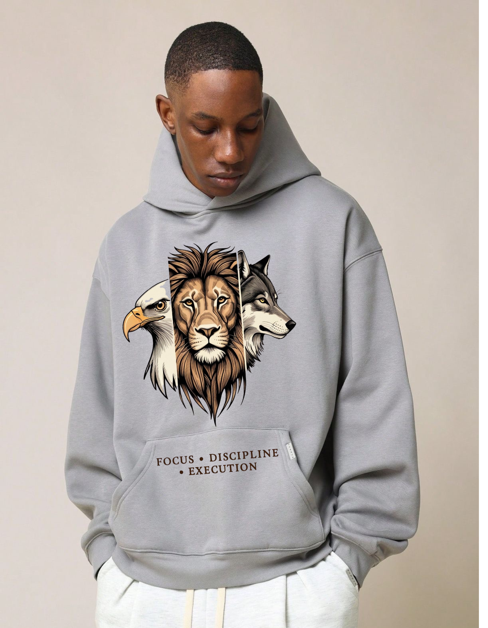 Focus. Discipline. Execution. – Stay Dedicated, Stay Unstoppable Unisex Hoodie