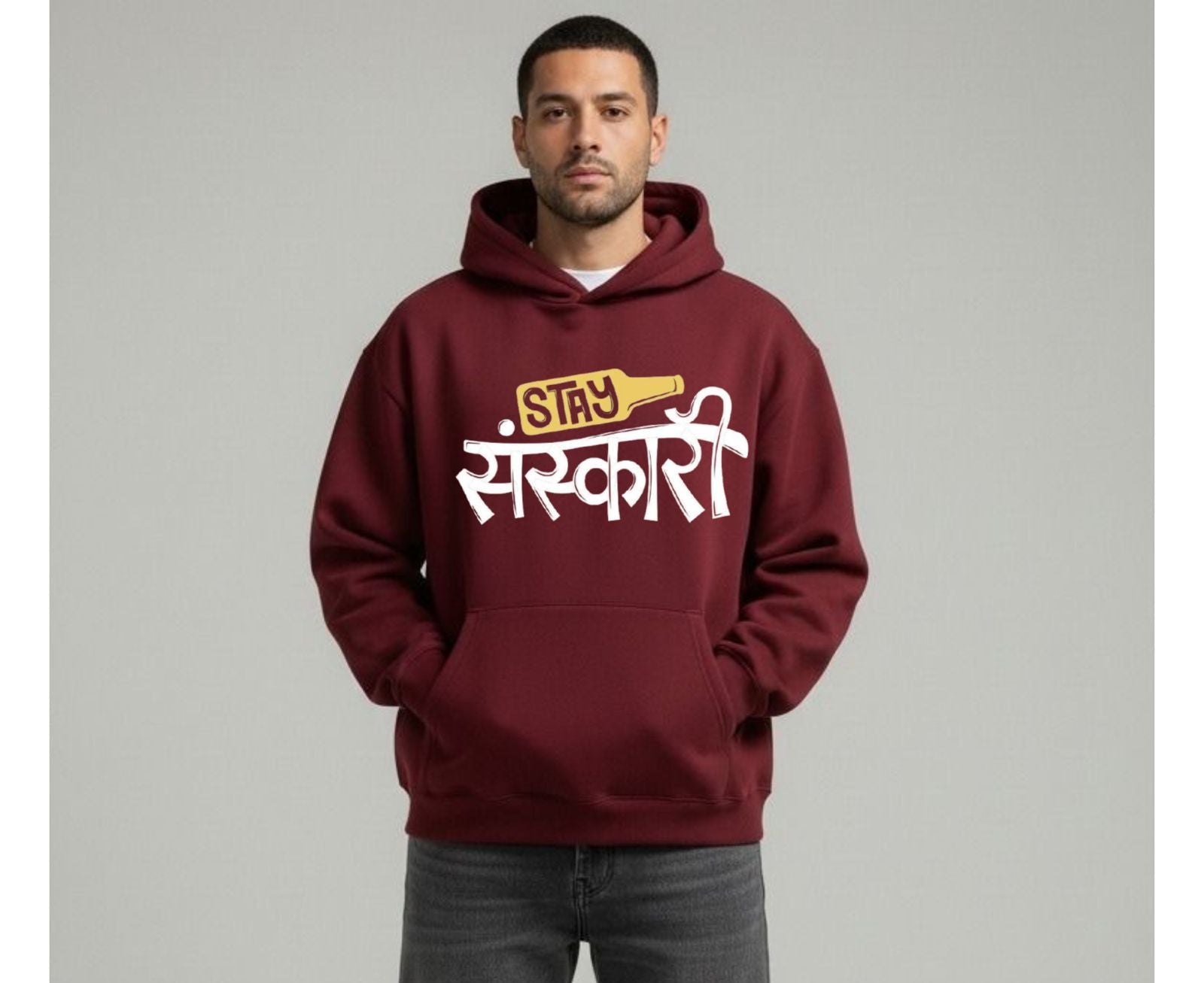 Stay Sanskari — Premium Unisex Hoodie
