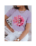 Pure Love – Elegant Women’s Printed T-Shirt