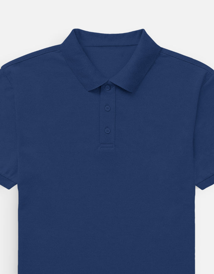 Solid Neck Pure Cotton UnisexT-shirt