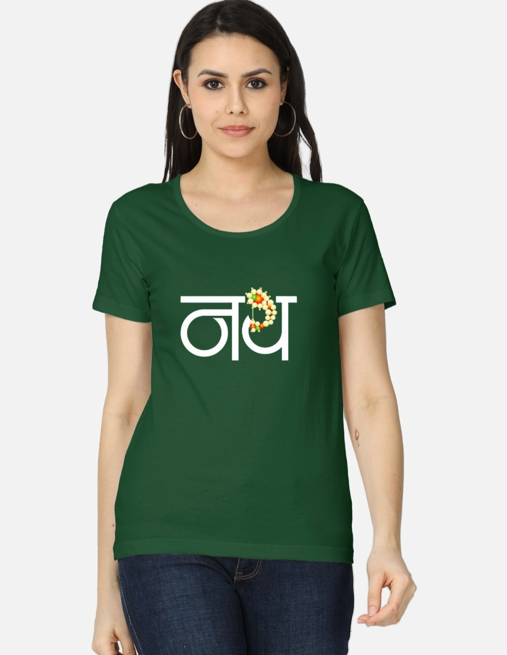 Nath – Marathi Swag Cotton T-shirt For Women’s