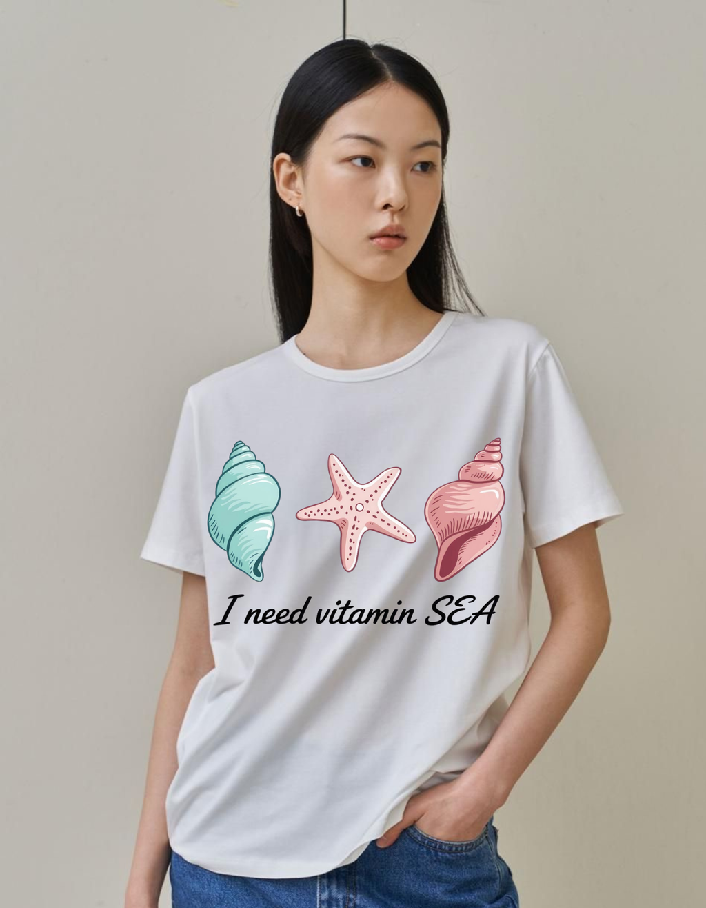 I Need Vitamin SEA — Stylish Cotton Women’s T-shirt