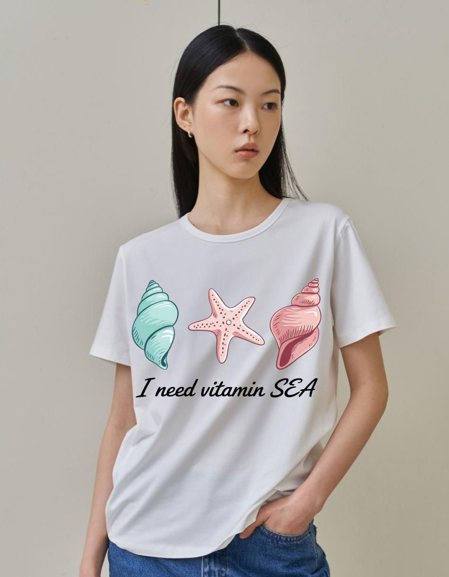 I Need Vitamin SEA — Stylish Cotton Women’s T-shirt
