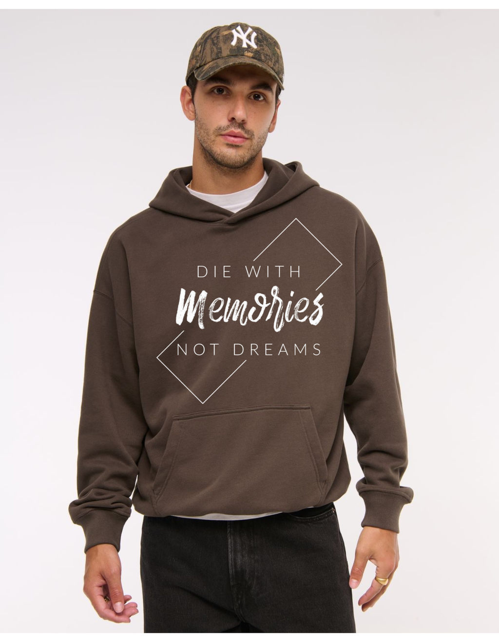 Die With Memories Not Dreams Motivational Graphic Hoodie For Men’s & Women’s