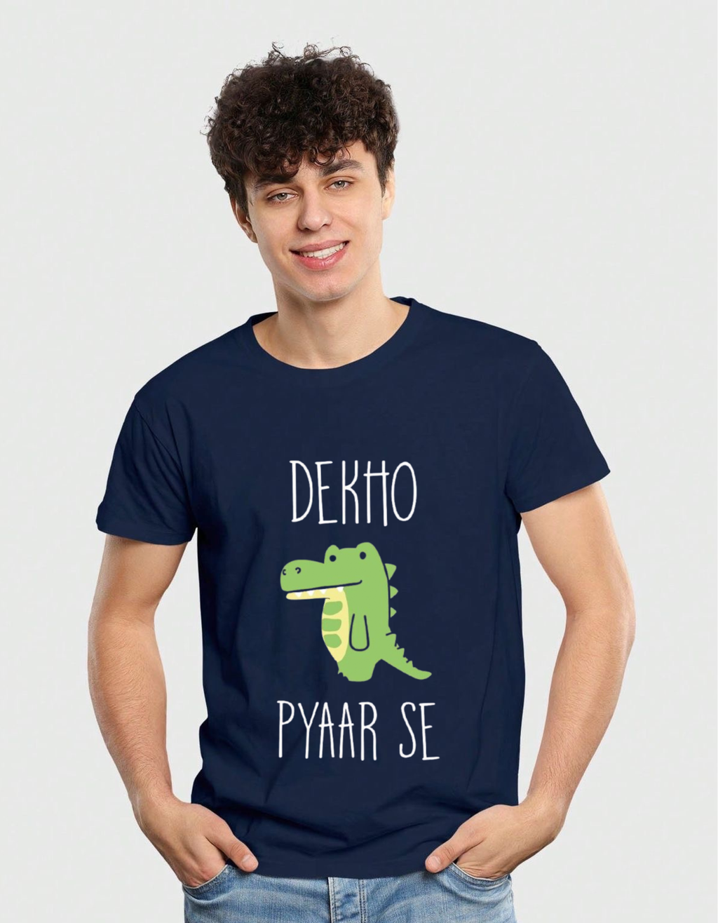 Dekho Magar Pyaar Se — Graphic Cotton T-shirt For Men’s & Women’s