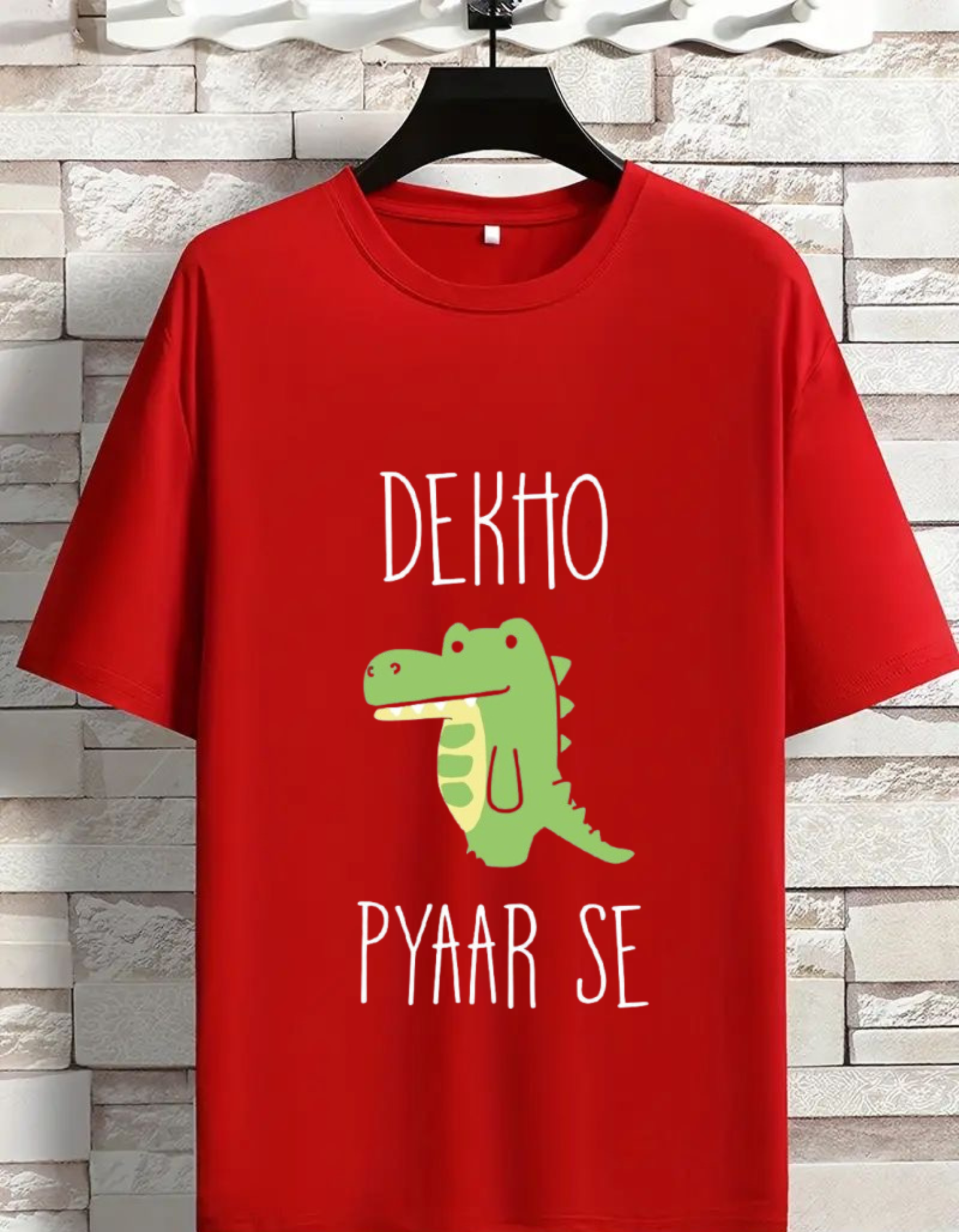 Dekho Magar Pyaar Se — Graphic Cotton T-shirt For Men’s & Women’s